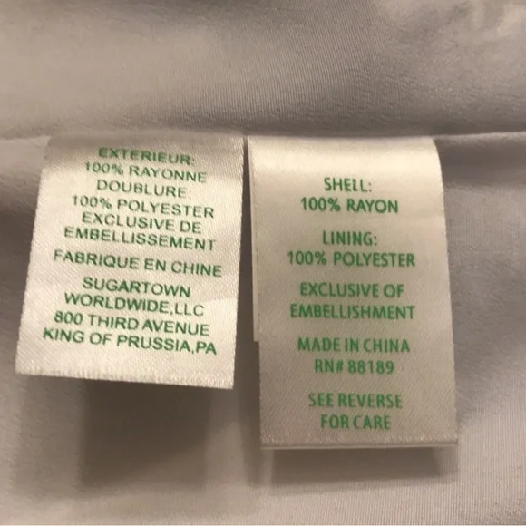 Lilly Pulitzer Size XL Dress White & Shades of Blue Polyester/Spandex 3/4 Sleeve - Picture 9 of 10